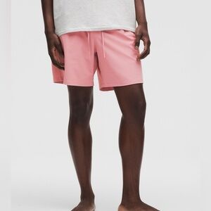 Lulemon Classic-Fit French Terry Short T *Foil Pink Pastel size XL